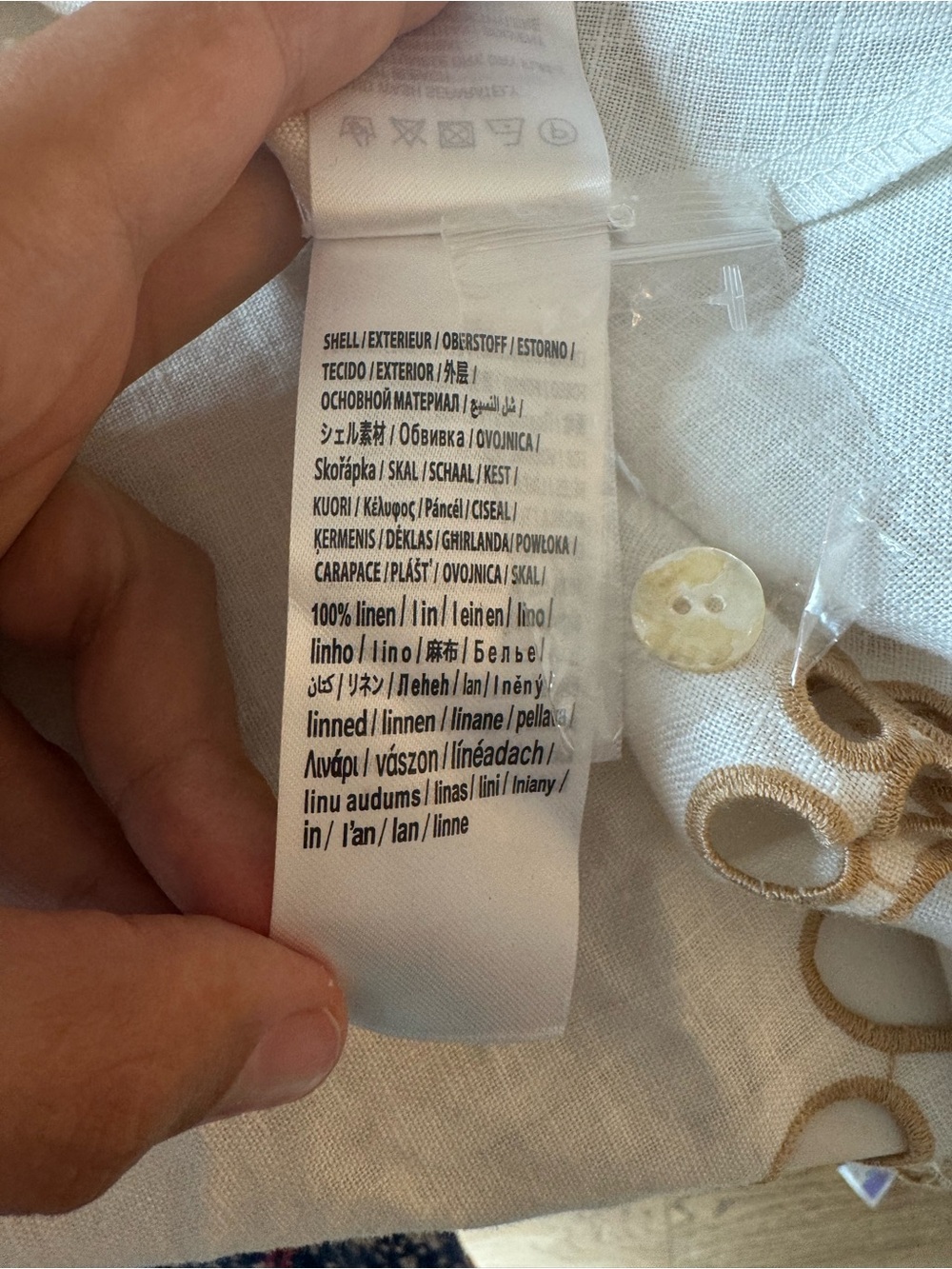 Farm Rio Off-White Flower Richelieu Midi Dress - Picture 15 of 16